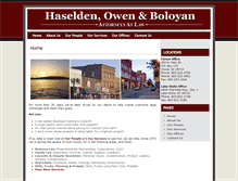 Tablet Screenshot of hoblaw.com